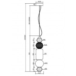COLLAR 35W lampa wisząca
