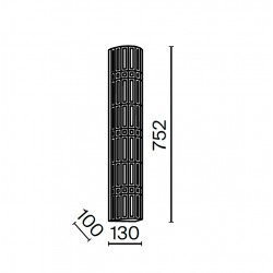 FACET 3 x E14 lampa kinkiet