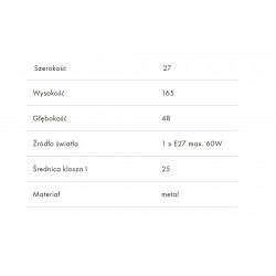 Espace Lampa stołowa