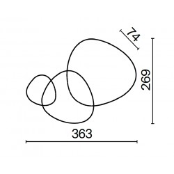 Jack-stone 8W lampa kinkiet
