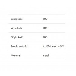 Tubo IV Lampa wisząca