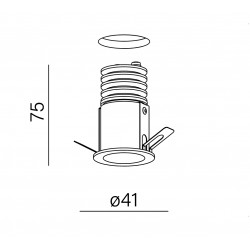 HOLLOW mini LED wpuszczany