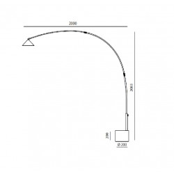 HINOO lampa podłogowa