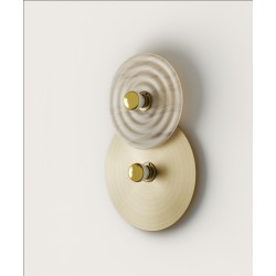 ABBY złoty/alabaster