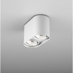 VYRO x2 round move LED natynkowy biały