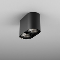 VYRO x2 round move LED natynkowy biały