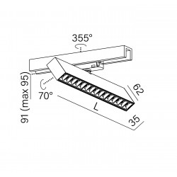 RAFTER points LED track