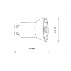 LED GU10 R35 4W