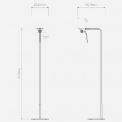 Mitsu lampa podłogowa