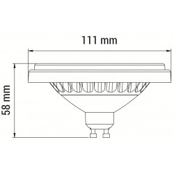 LEDSPOT ES111 12W 30°