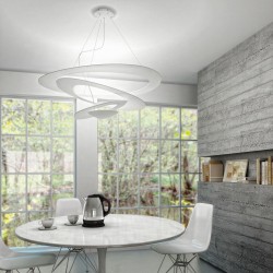 Artemide Pirce LED Lampa Wiszaca Biala