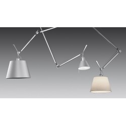 Artemide Tolomeo Decentrata Lampa Wiszaca Pergaminowa