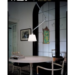 Artemide Tolomeo Decentrata Lampa Wiszaca Pergaminowa