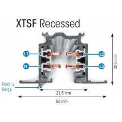 Szynoprzewód GLOBAL XTSF wpuszczany