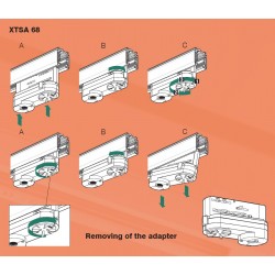Adaptor elektryczyn do szynoprzewodu XTS