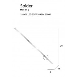Spider kinkiet
