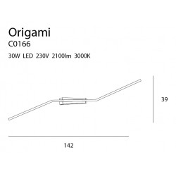 Origami plafon