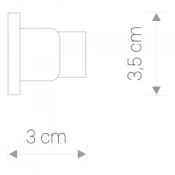 PROFILE DEAD END CAP black