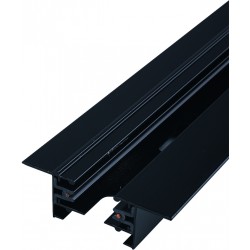 PROFILE RECESSED TRACK 1 METRE black