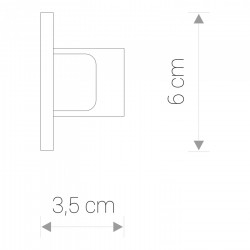 PROFILE RECESSED DEAD END CAP black