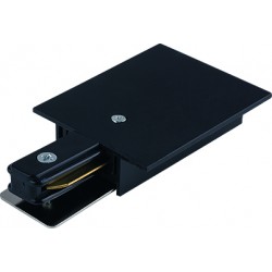 PROFILE RECESSED POWER END CAP black