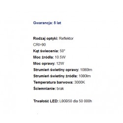RAFTER points LED trim wpuszczany