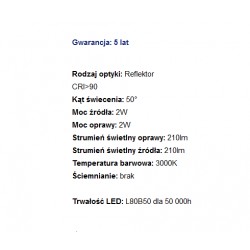RAFTER points LED trim wpuszczany