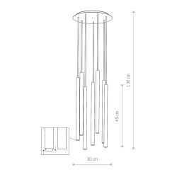Laser 490 lampa wisząca