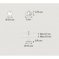 Rozeta Recessed Micro