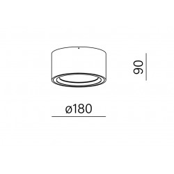 MINI RING rim LED natynkowy