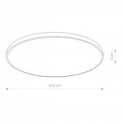 AGNES ROUND LED Plafon