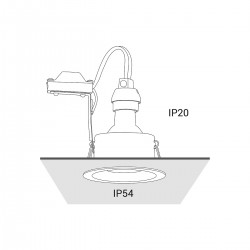 CHARLIE Lampa punktowa podtynkowa