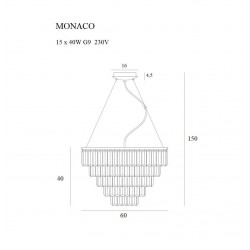 Monaco Lampa wisząca