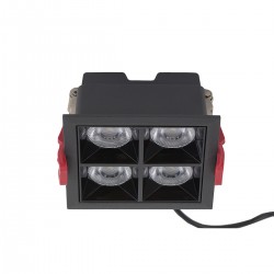 MIDI LED 16W Podtynkowa lampa kwadratowa