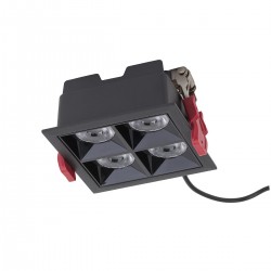 MIDI LED 16W Podtynkowa lampa kwadratowa