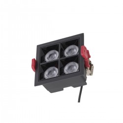 MIDI LED 16W Podtynkowa lampa kwadratowa