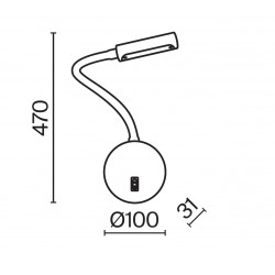STEM lampa kinkiet