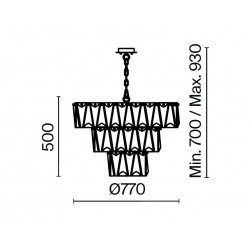 BASFOR lampa plafon
