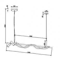 TAU 42W lampa wisząca