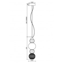 COLLAR 17W lampa wisząca
